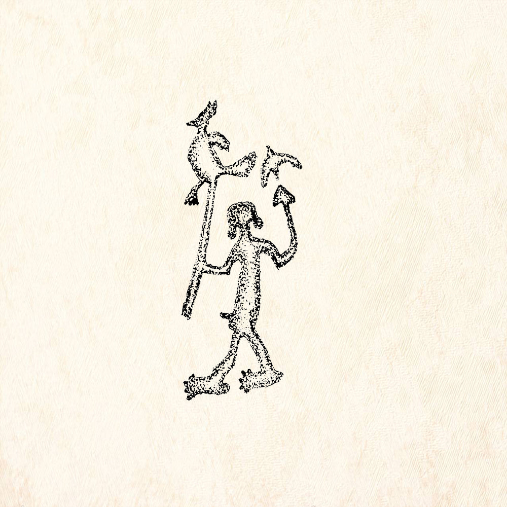 StampaFe Shaman Tribal Rubber Art Stamp