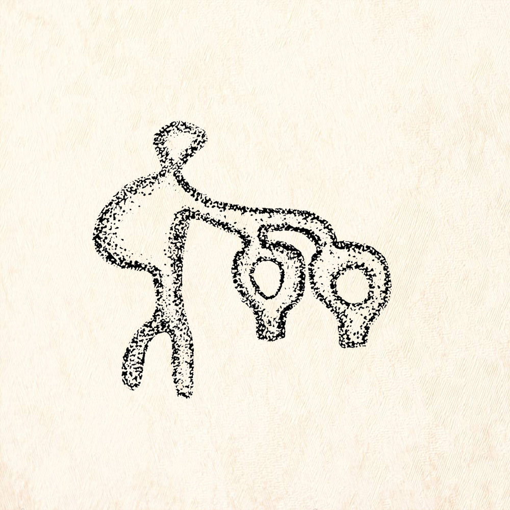 StampaFe Twins Southwest Rubber Art Stamp