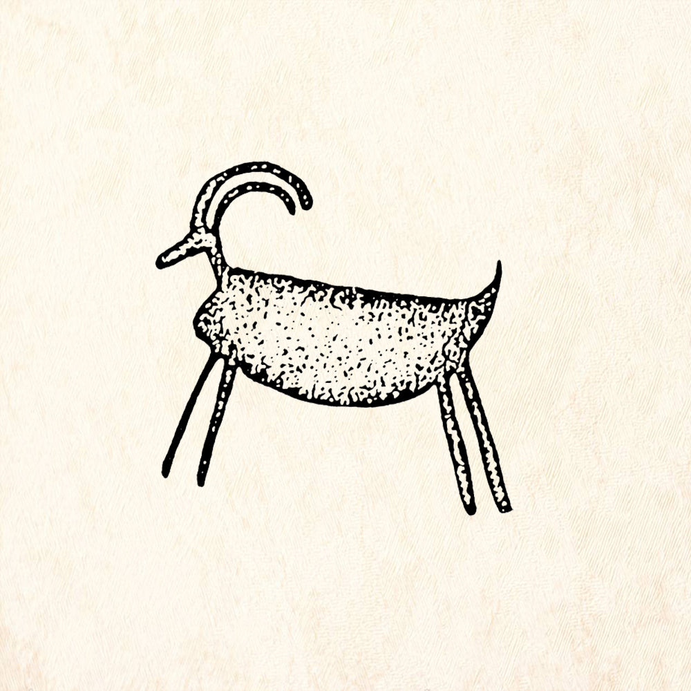 StampaFe Antelope Animal Rubber Art Stamp