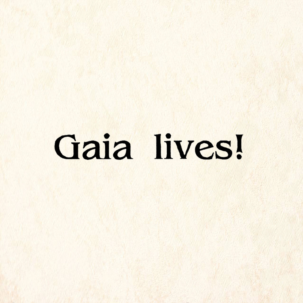 StampaFe Gaia Lives Rubber Art Stamp