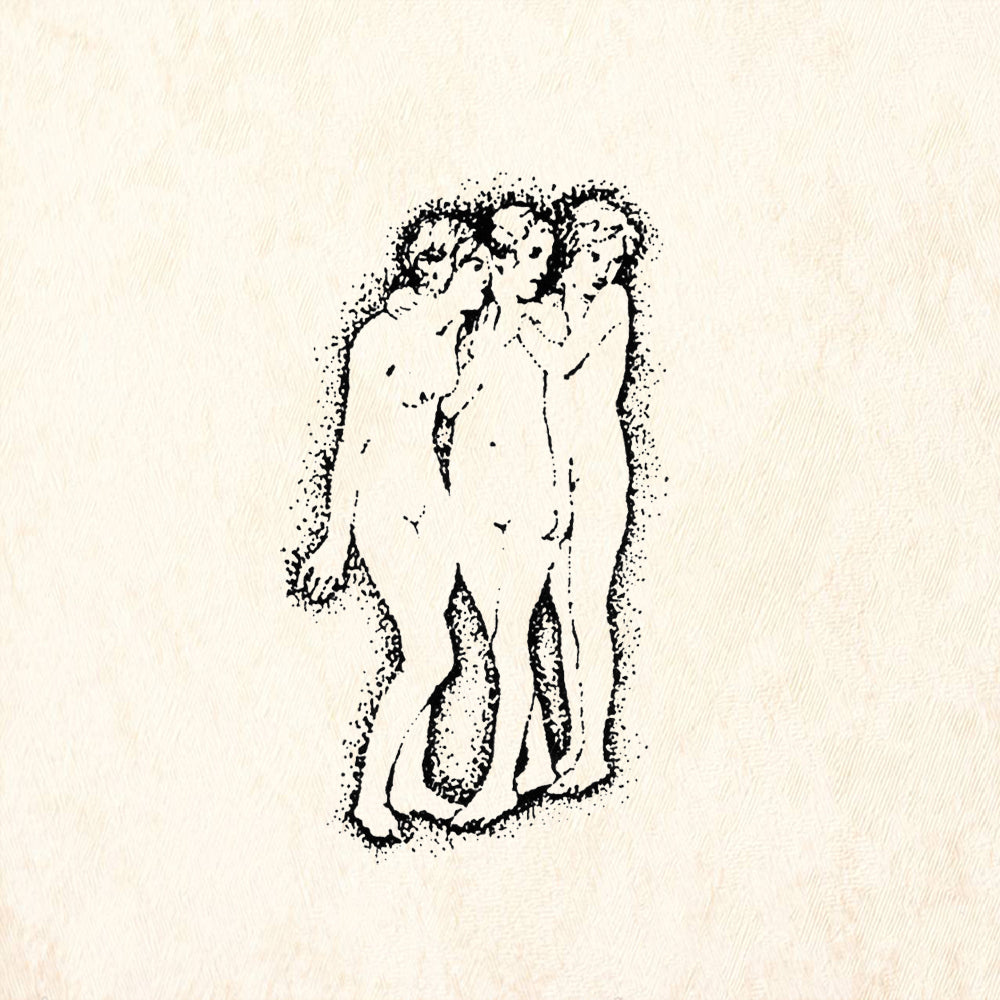 StampaFe Nudes Three Figure Rubber Art Stamp