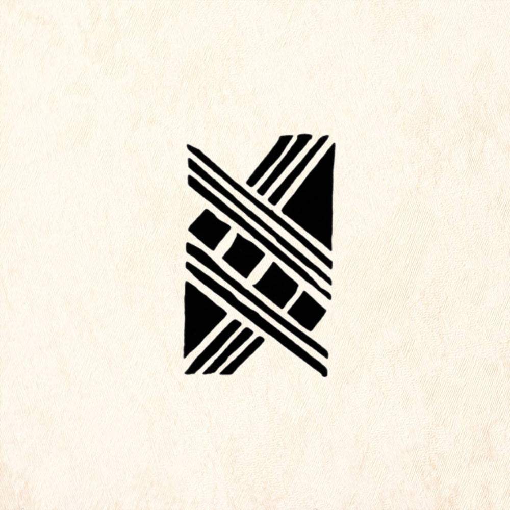 StampaFe Woven Lattice Geometric Rubber Art Stamp