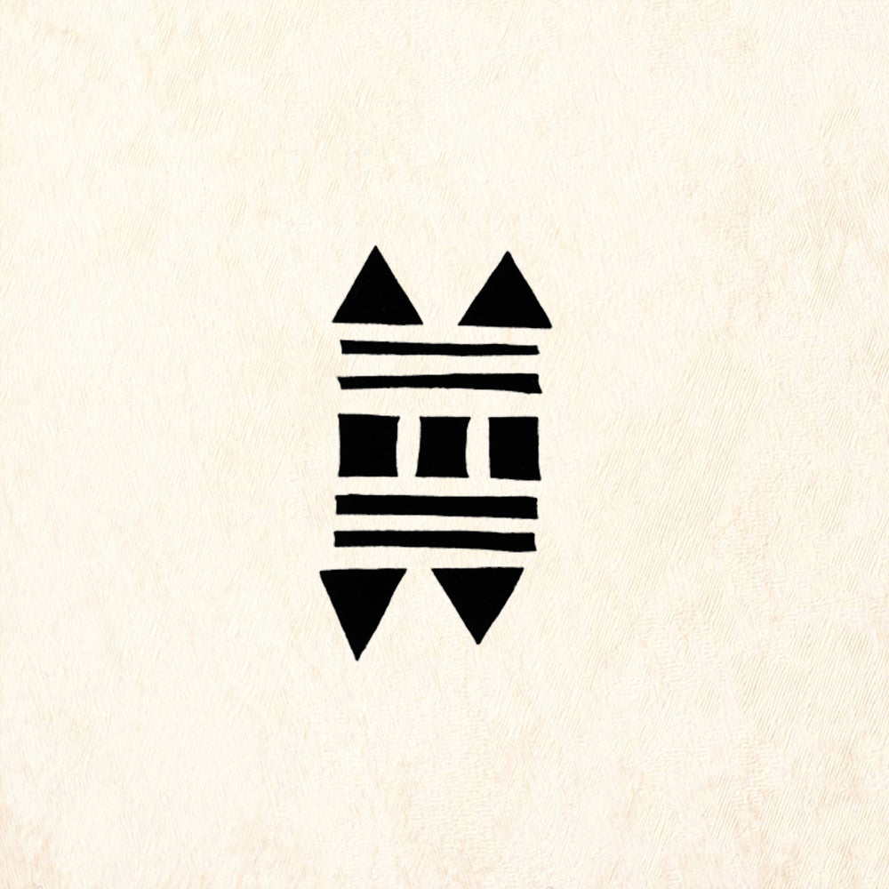 StampaFe Stacked Arrow Geometric Rubber Art Stamp