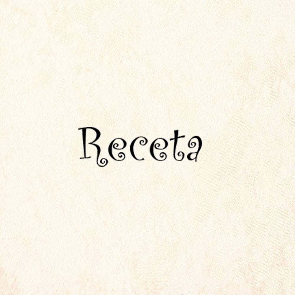StampaFe Receta Card Making Rubber Art Stamp