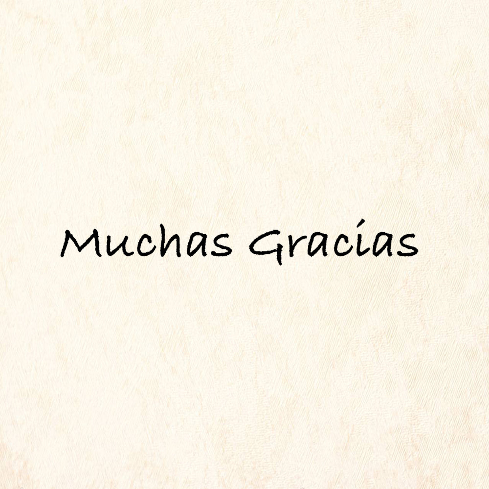 StampaFe Muchas Gracias Card Making Rubber Art Stamp
