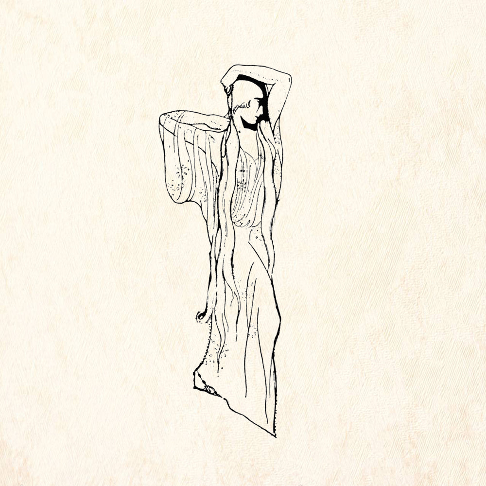 StampaFe Zazu Goddess Rubber Art Stamp