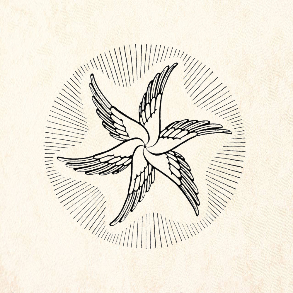 StampaFe Ascension large Celestial Rubber Art Stamp