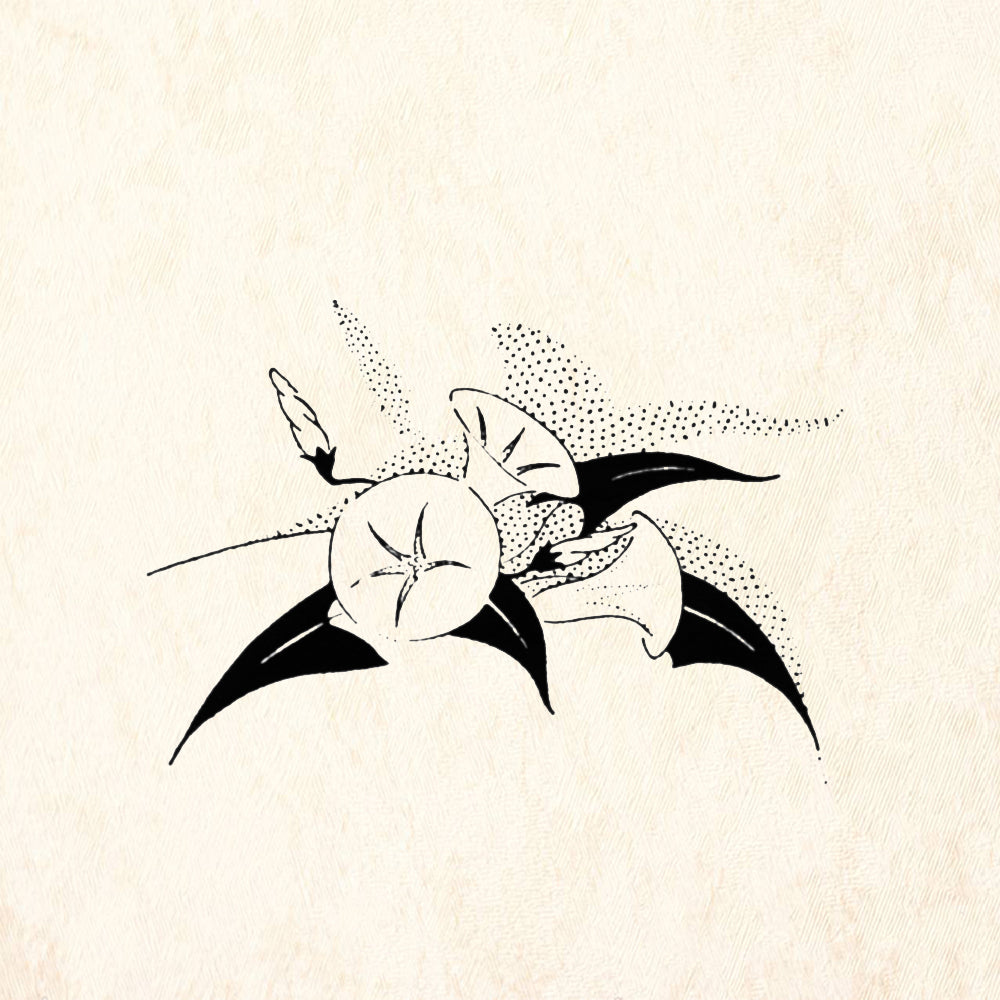 StampaFe Datura Blossom Botanical Rubber Art Stamp