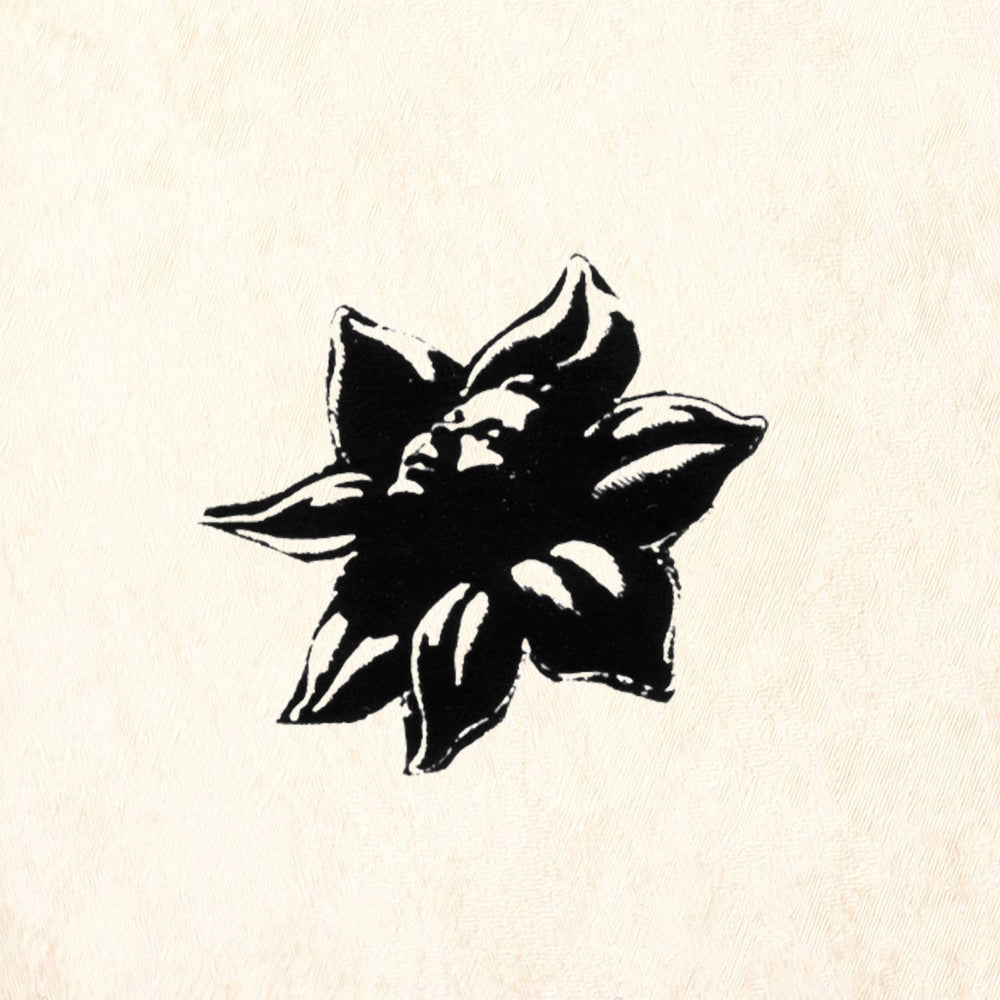 StampaFe Flower Diva Small Floral Rubber Art Stamp