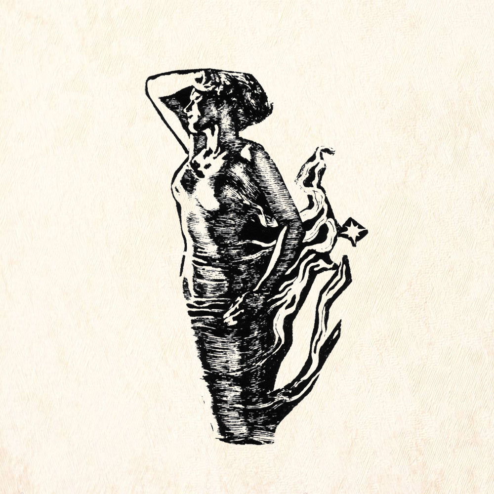 StampaFe Siren of Titan Goddess Rubber Art Stamp