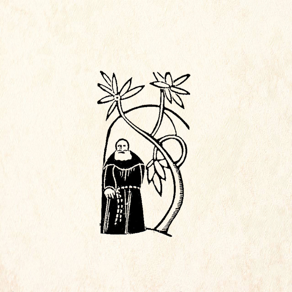 StampaFe Friar Southwest Rubber Art Stamp