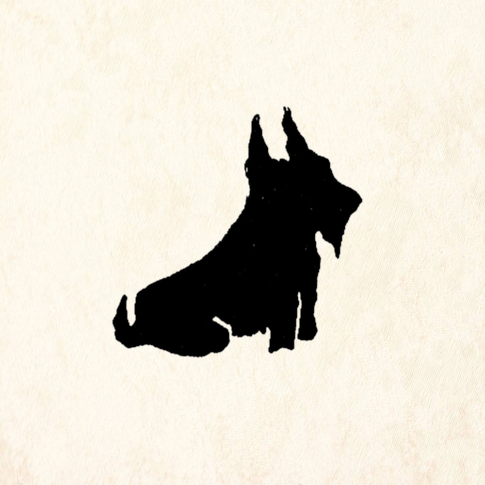 StampaFe Dog bold Animal Rubber Art Stamp