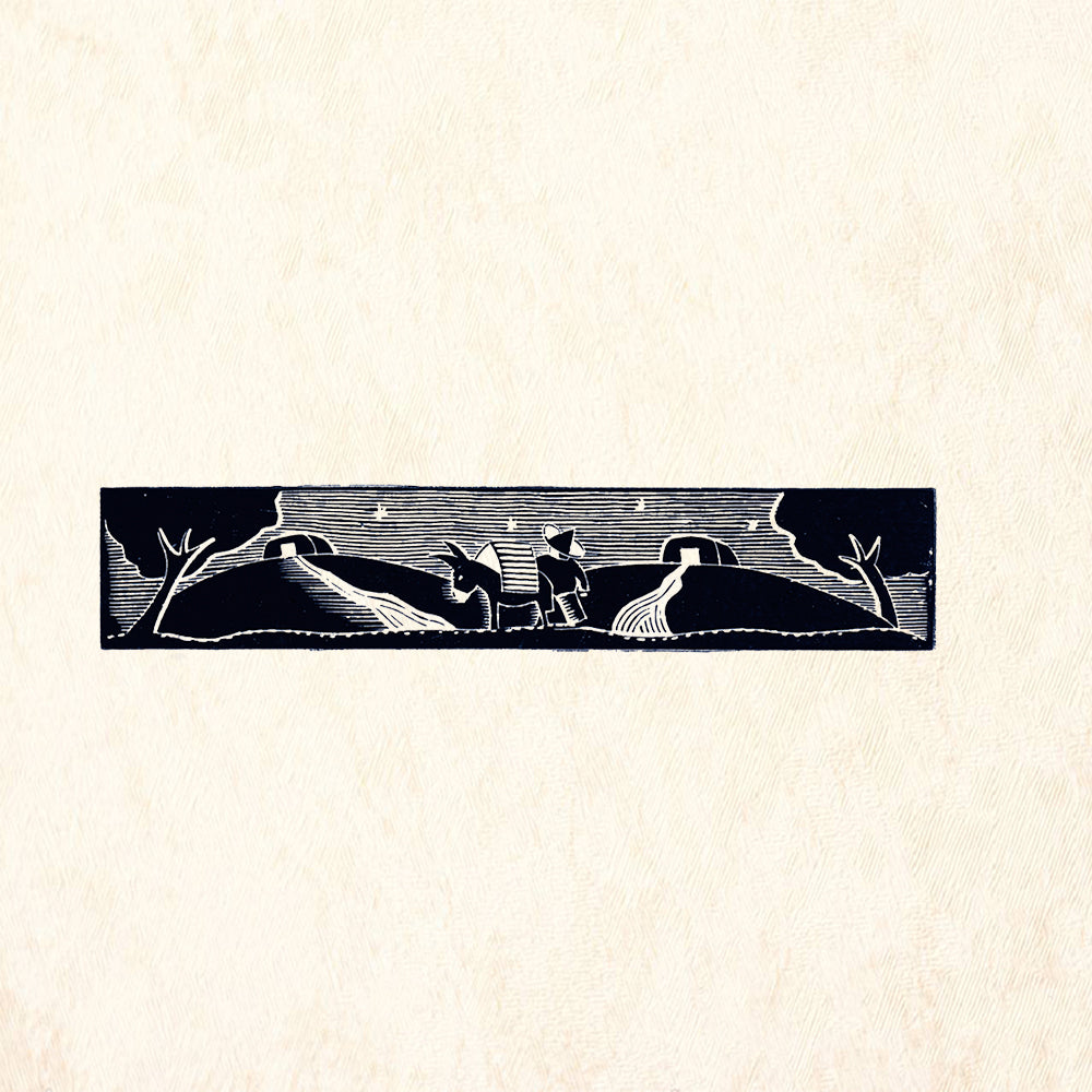 StampaFe Night Journey border Southwest Rubber Art Stamp
