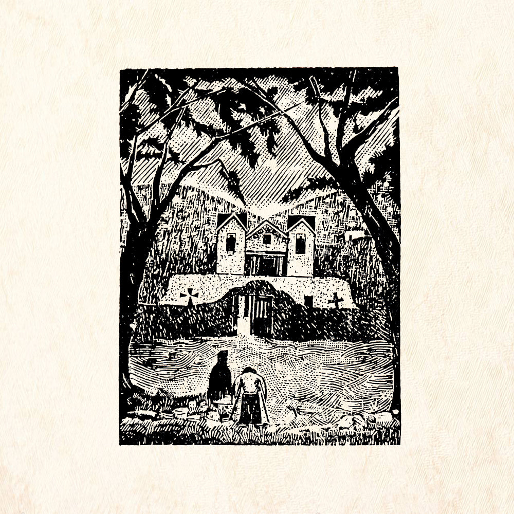 StampaFe Santuario de Chimayo Southwest Rubber Art Stamp