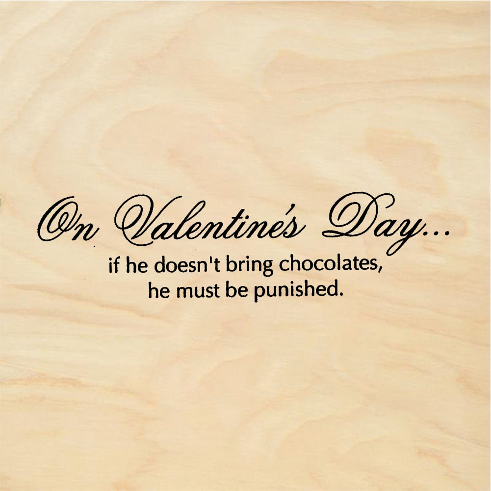StampaFe On Valentine's Day - Rubber Stamp 2.75 x 1