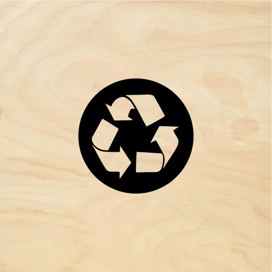 StampaFe Recycle circle - Rubber Stamp 1.25 x 0.75