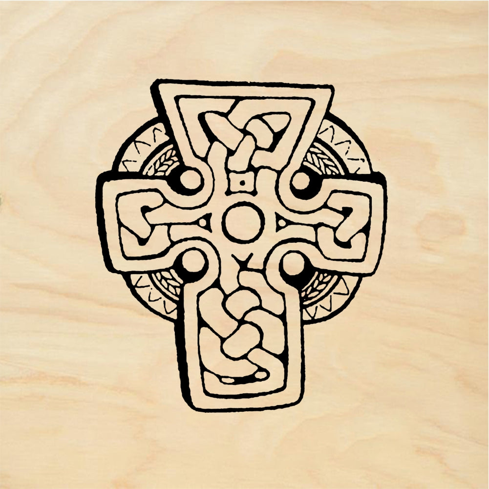 StampaFe Celtic cross - Rubber Stamp 1.25 x 1.25