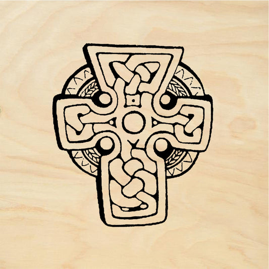 StampaFe Celtic cross - Rubber Stamp 1.25 x 1.25