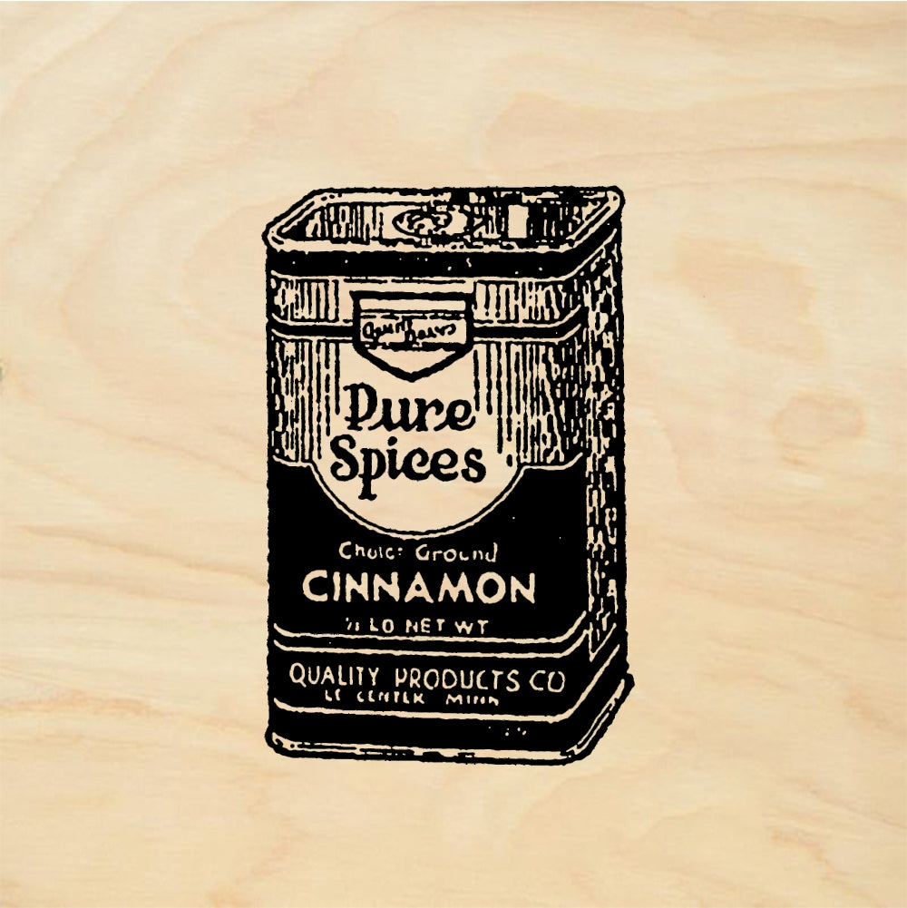 StampaFe Cinnamon Can - Rubber Stamp 0.5 x 0.75