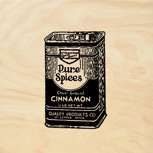 StampaFe Cinnamon Can - Rubber Stamp 0.5 x 0.75