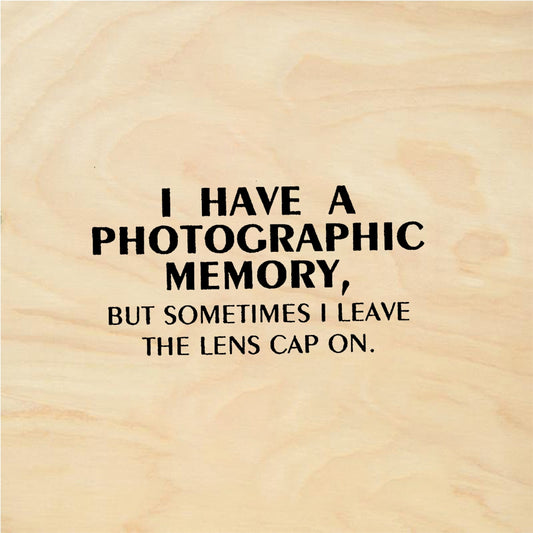 StampaFe I HAVE A PHOTOGRAPHIC MEMORY Photo Memory - Rubber Stamp 1.5 x 0.75