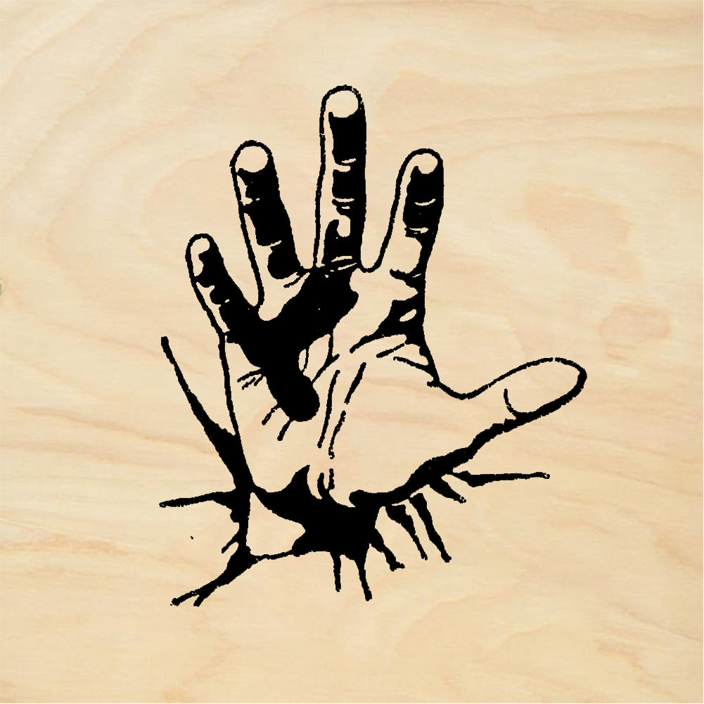 StampaFe Break through hand Breakthrough Hand - Rubber Stamp 1.75 x 1.5