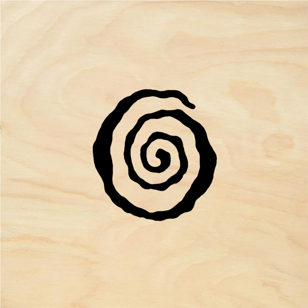 StampaFe Bumpy Spiral, tiny - Rubber Stamp 0.5 x 0.5