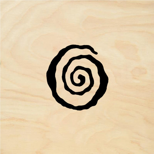 StampaFe Bumpy Spiral, tiny - Rubber Stamp 0.5 x 0.5