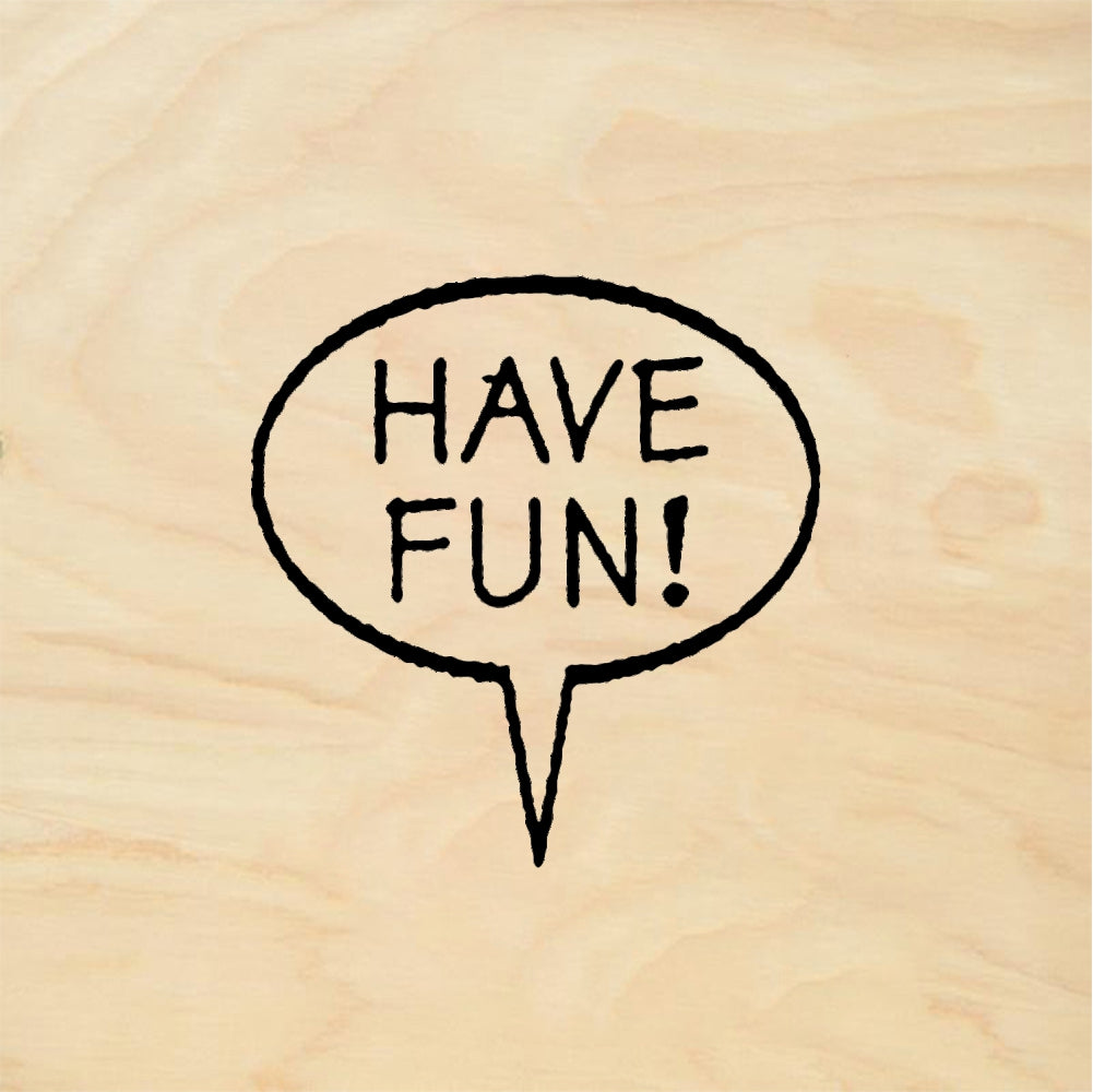 StampaFe HAVE FUN balloon - Rubber Stamp 1 x 0.75