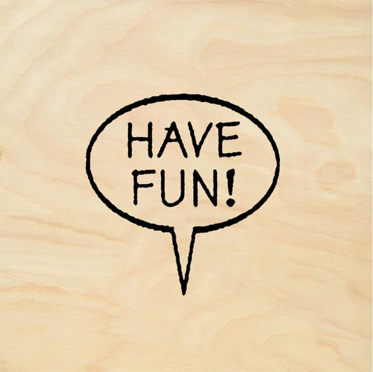 StampaFe HAVE FUN balloon - Rubber Stamp 1 x 0.75