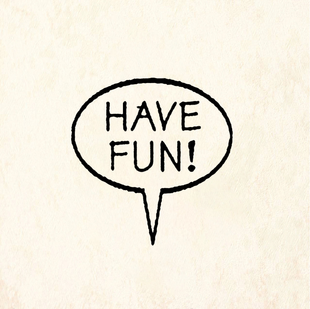 StampaFe HAVE FUN balloon - Rubber Stamp 1 x 0.75