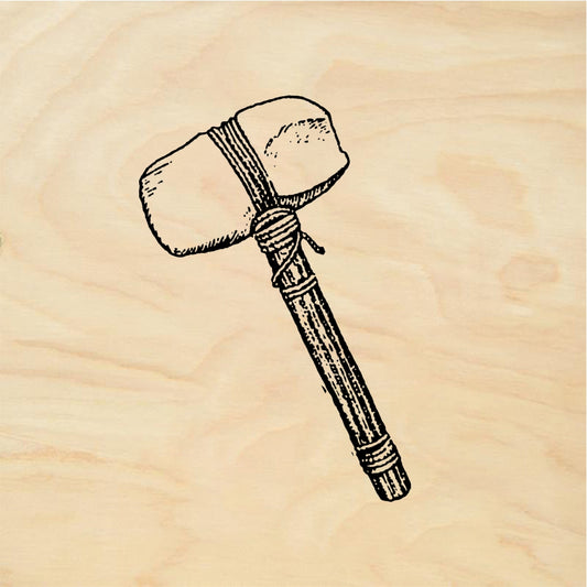 StampaFe Stone mallet - Rubber Stamp 1 x 0.75