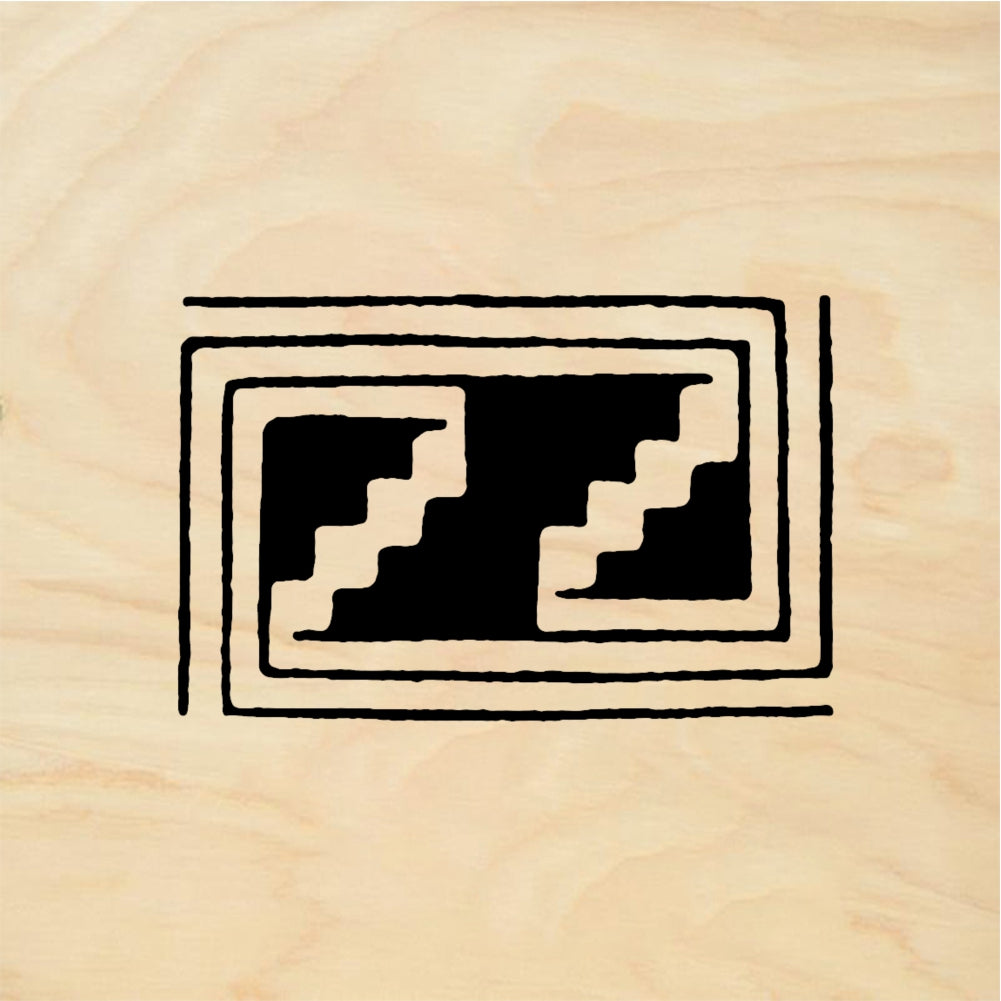 StampaFe Pueblo rectangle - Rubber Stamp 1 x 0.5