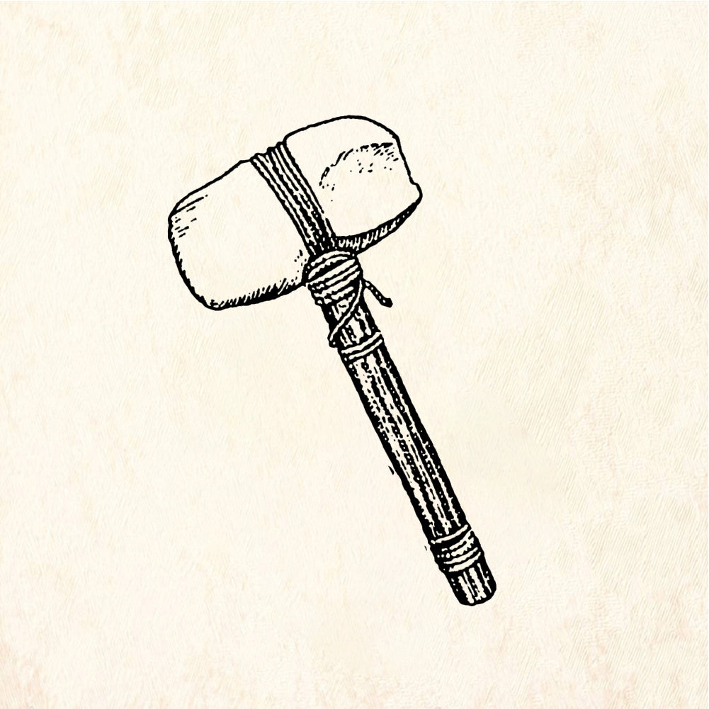StampaFe Stone mallet - Rubber Stamp 1 x 0.75
