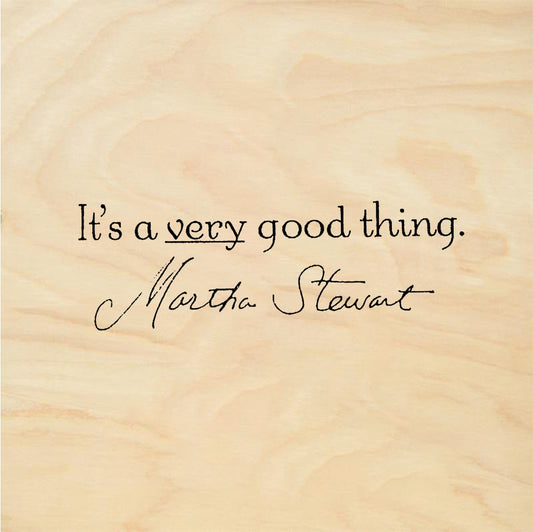 StampaFe It's a very good thing. Martha Good Thing - Rubber Stamp 1.75 x 1