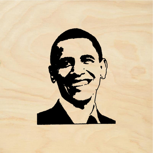 StampaFe Obama - Rubber Stamp 1 x 1.5