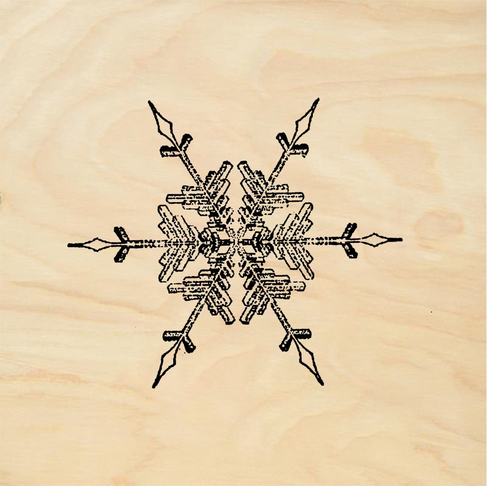 StampaFe Snowflake #7 Snowflake Seven - Rubber Stamp 1 x 1