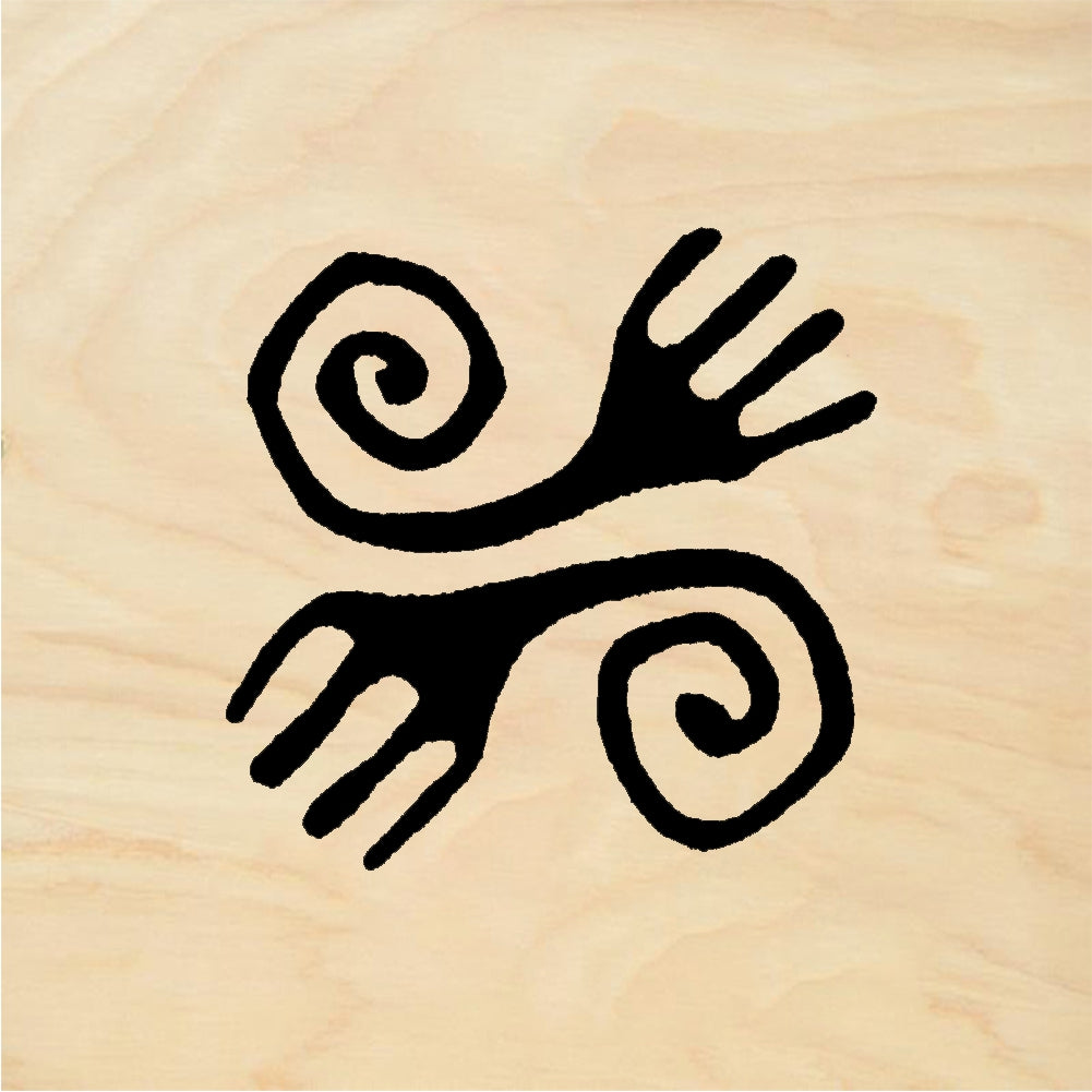StampaFe Two hands - Rubber Stamp 0.75 x 1