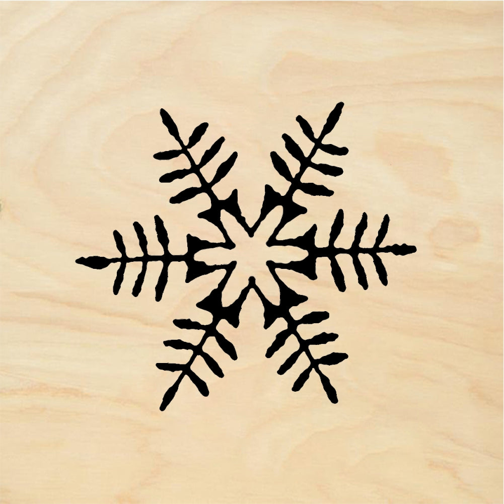 StampaFe Snowflake #2 Snowflake Two - Rubber Stamp 0.5 x 1