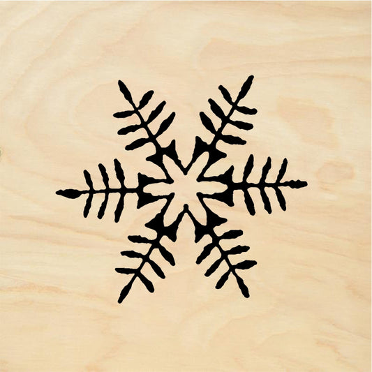StampaFe Snowflake #2 Snowflake Two - Rubber Stamp 0.5 x 1