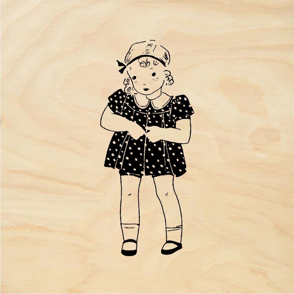 StampaFe Little girl - Rubber Stamp 1 x 1.5