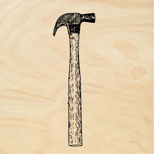 StampaFe Hammer - Rubber Stamp 1.25 x 1.25