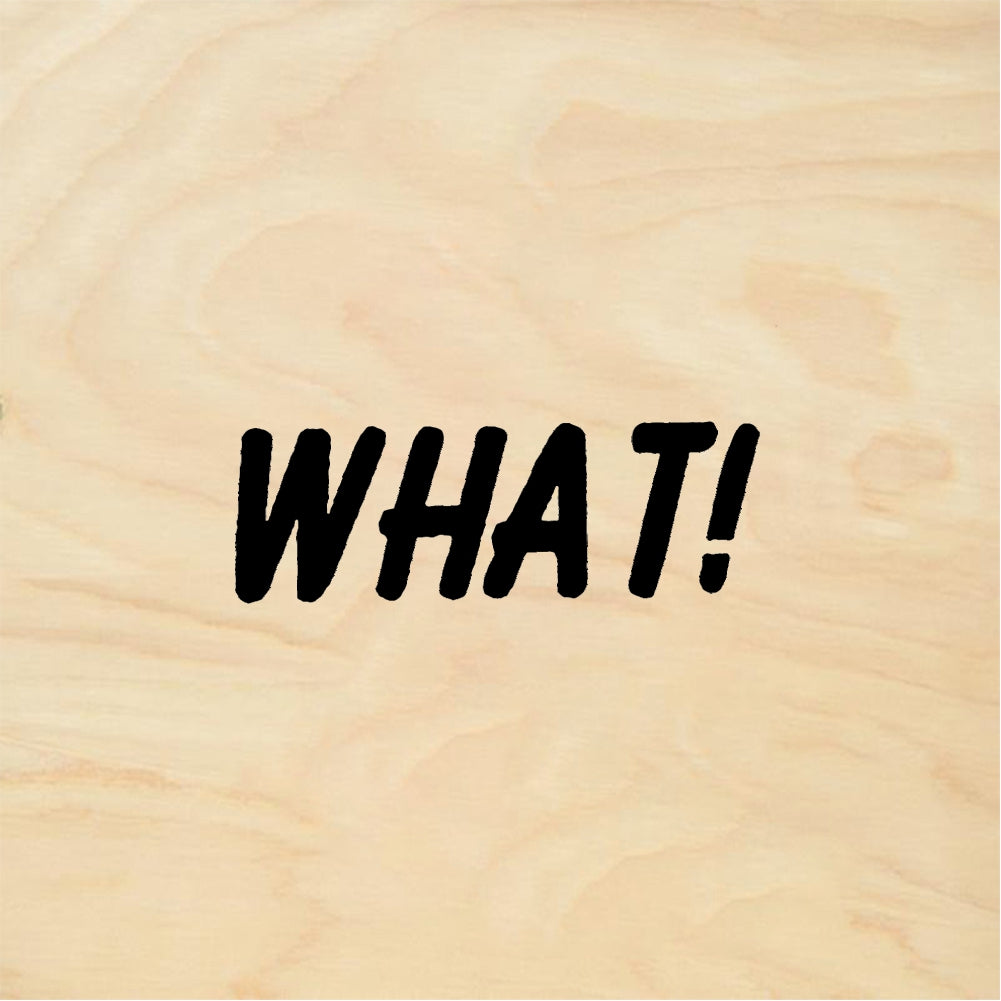 StampaFe WHAT! exclamation What Exclamation - Rubber Stamp 2 x 0.75