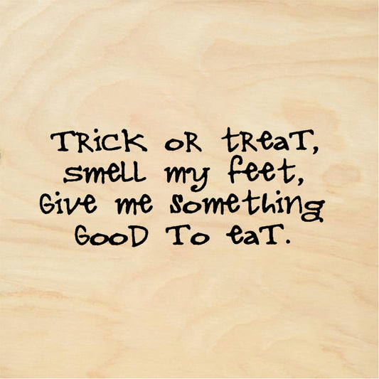 StampaFe TRICK OR TREAT - Rubber Stamp 1.5 x 0.75