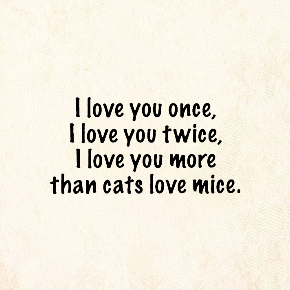 StampaFe I Love You Once - Rubber Stamp 2 x 0.75