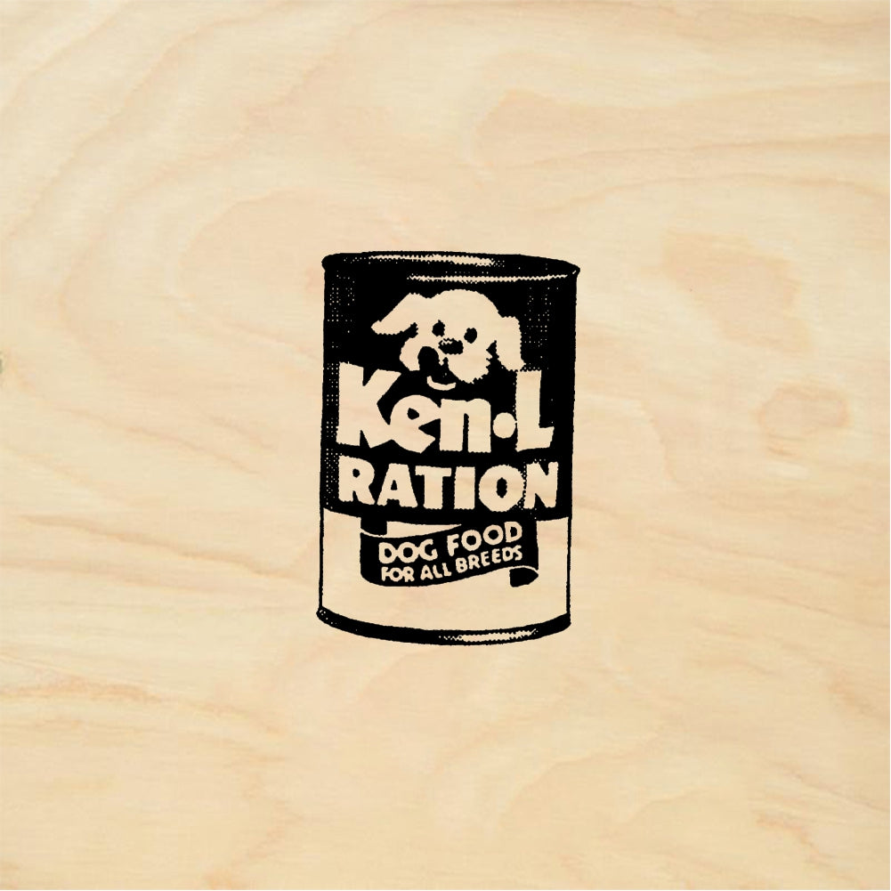 StampaFe Dog food Ken L Ration - Rubber Stamp 1.25 x 1.25