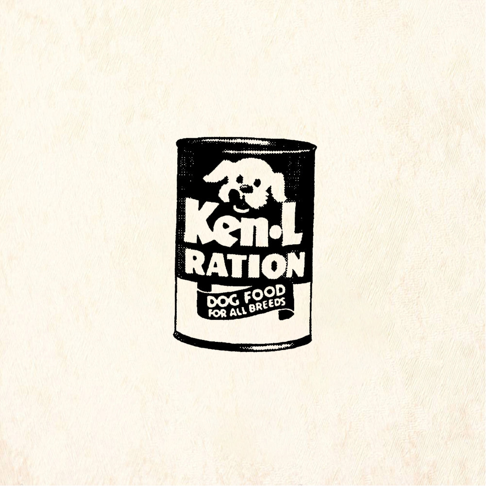 StampaFe Dog food Ken L Ration - Rubber Stamp 1.25 x 1.25