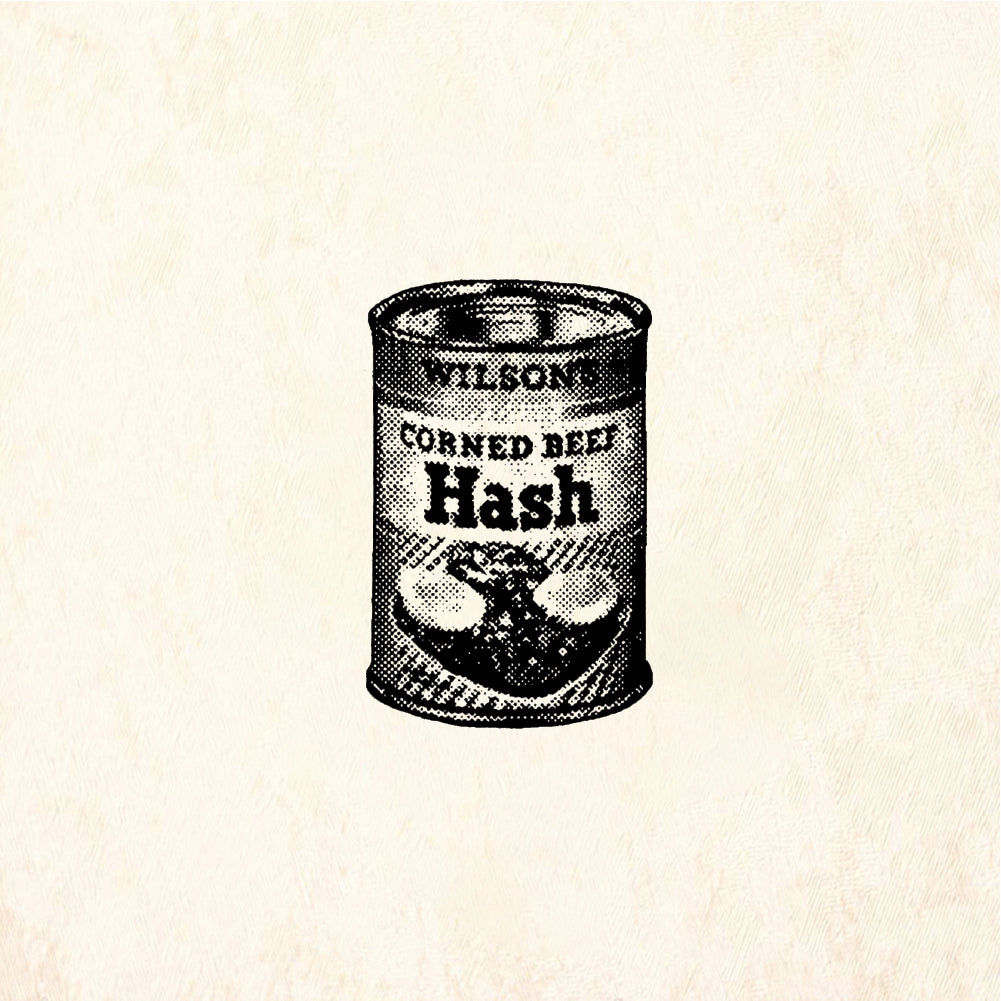 StampaFe Corned beef hash - Rubber Stamp 1.25 x 1.5