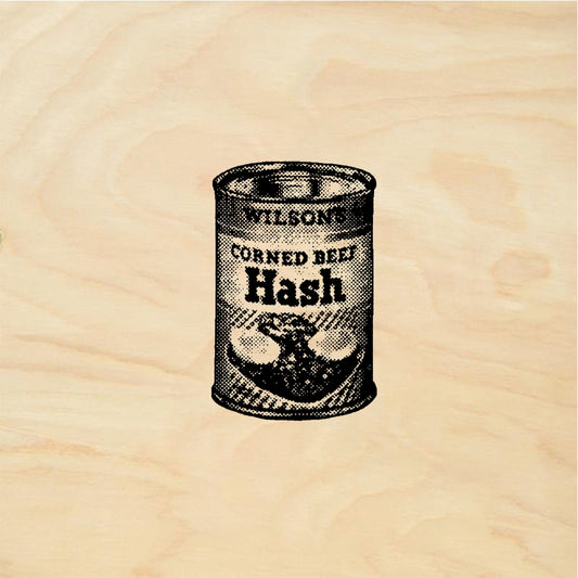 StampaFe Corned beef hash - Rubber Stamp 1.25 x 1.5