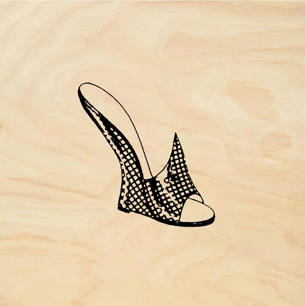 StampaFe High heel #3, Small - Rubber Stamp 1.25 x 1